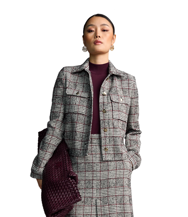 RIANI Jacket with Glencheck Pattern