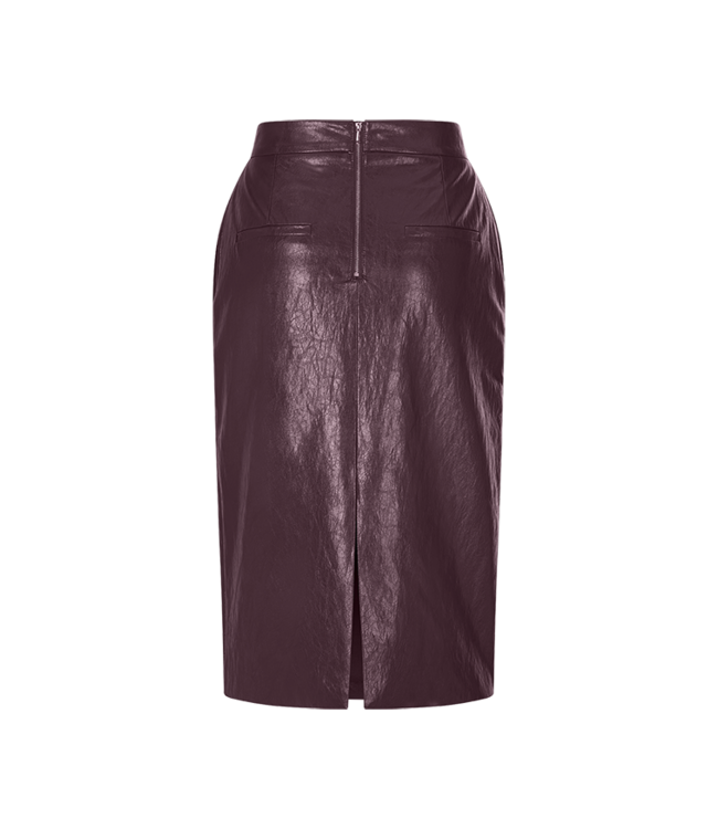 RIANI Vegan Leather Skirt
