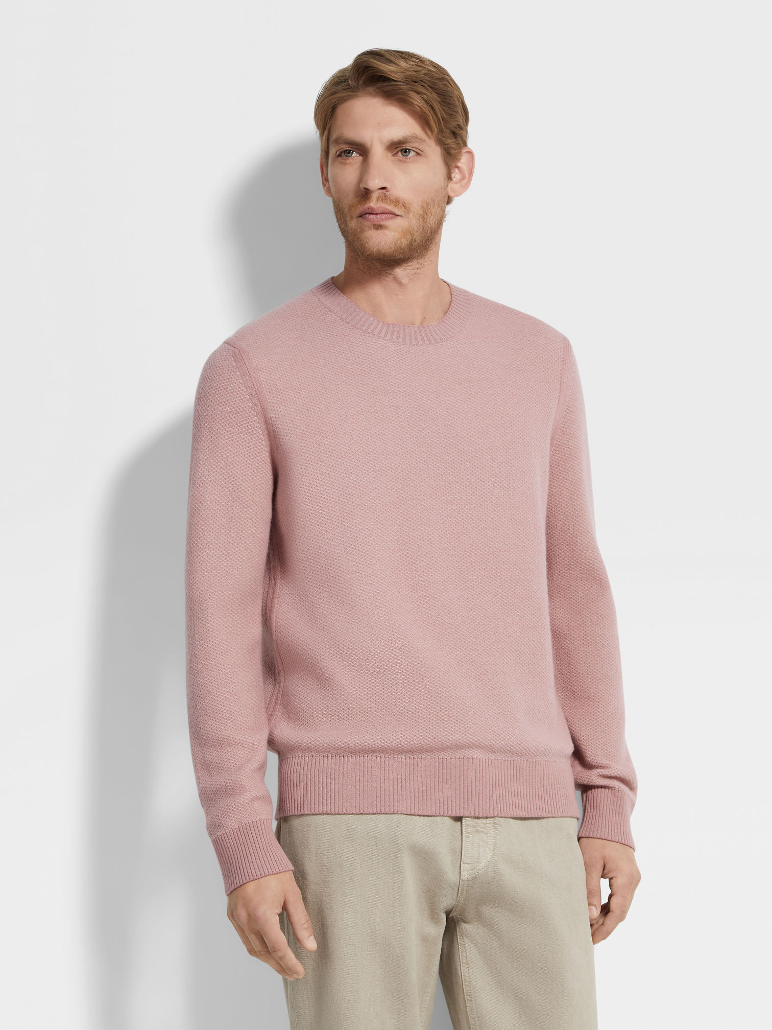Light Pink Oasi Cashmere Crew neck