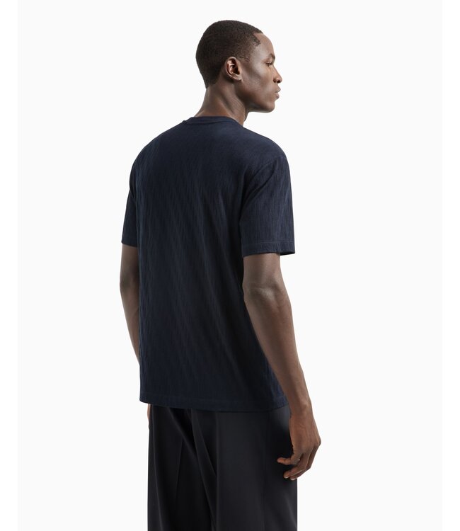GIORGIO ARMANI Strech Viscose Blend Crew Neck T-shirt