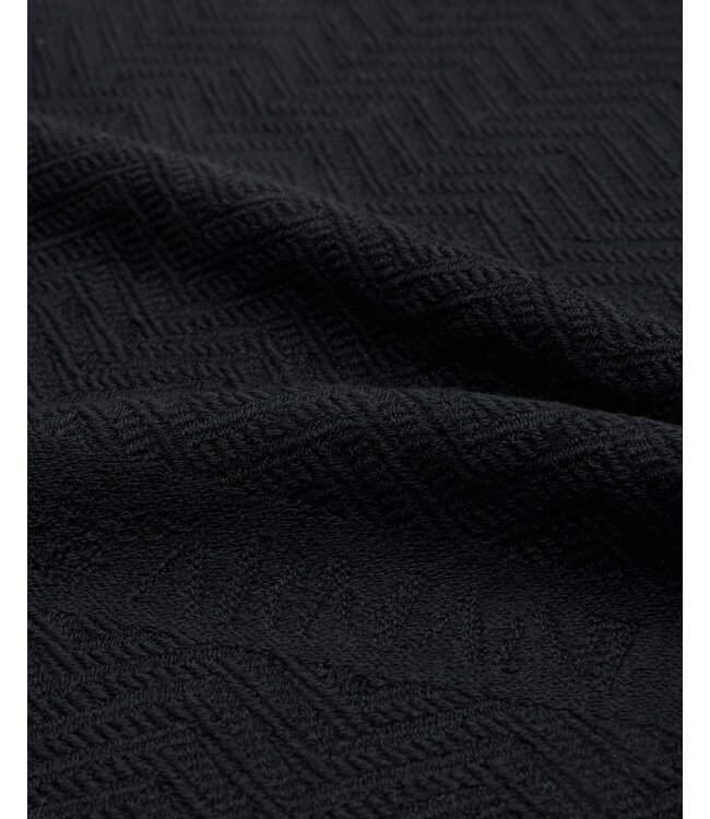 EMPORIO ARMANI Écharpe en laine à motif chevron