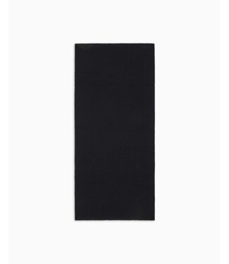 EMPORIO ARMANI Wool Scarf with Chevron  Motif
