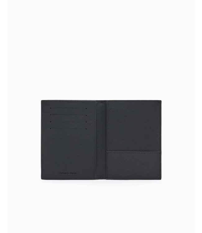 EMPORIO ARMANI Saffiano Leather Passport Holder