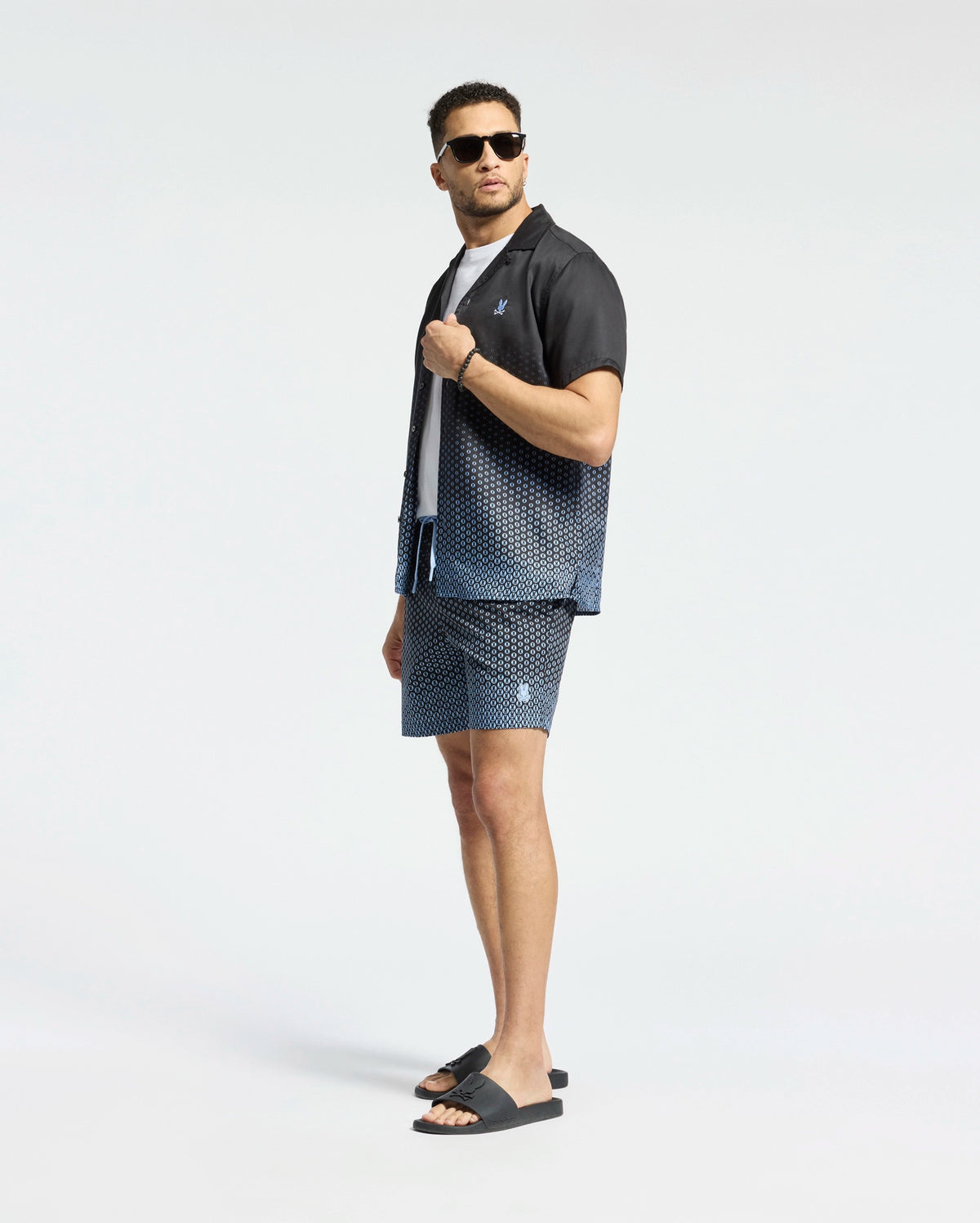 Mens Bendigo All Over Printed Swim Trunk
