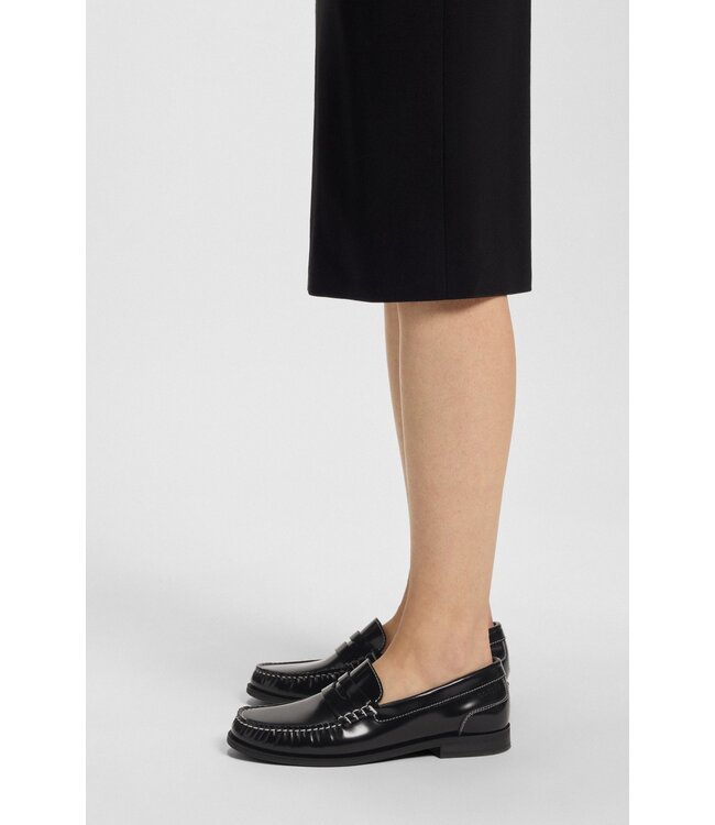 BOSS Penny Trim Leather Loafers
