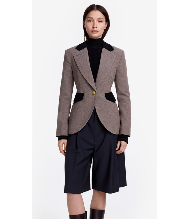 SMYTHE Blocked Seamed Blazer