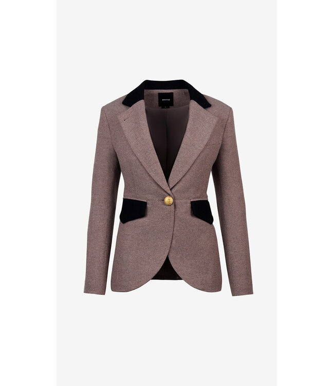SMYTHE Blocked Seamed Blazer