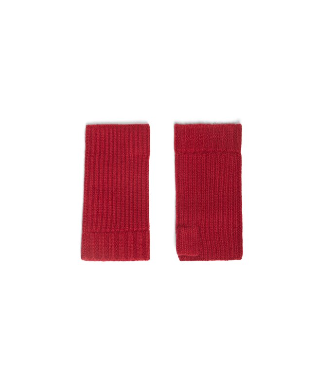 Cashmere Knit Open Mittens