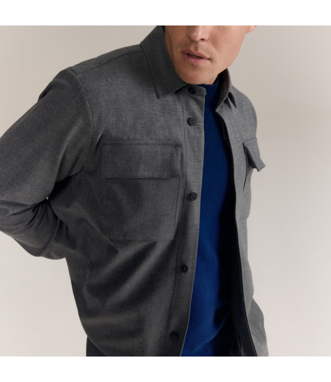 WAHTS Veste-Chemise en Laine Extensible