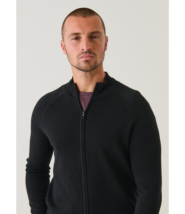 Patrick Assaraf Double Face Merino Raglan Cardigan