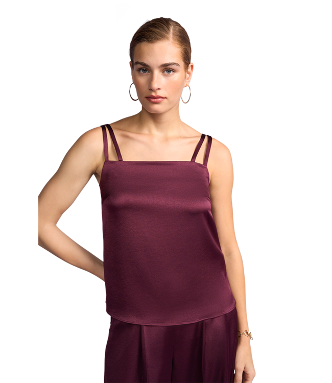 RIANI Satin Top with Straps