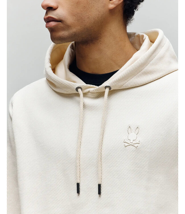 PSYCHO BUNNY Sweat à Capuche Kai en Texture Sergée