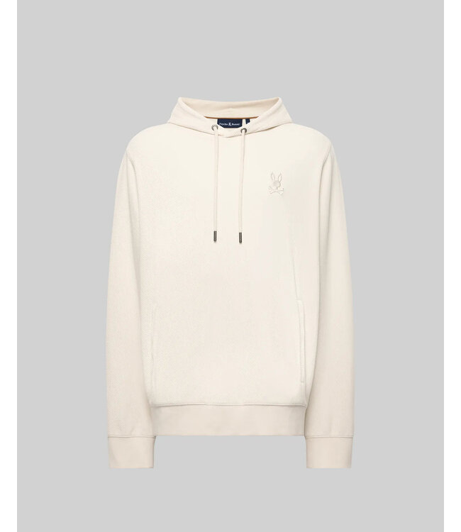 PSYCHO BUNNY Kai Twill Texture Hoodie