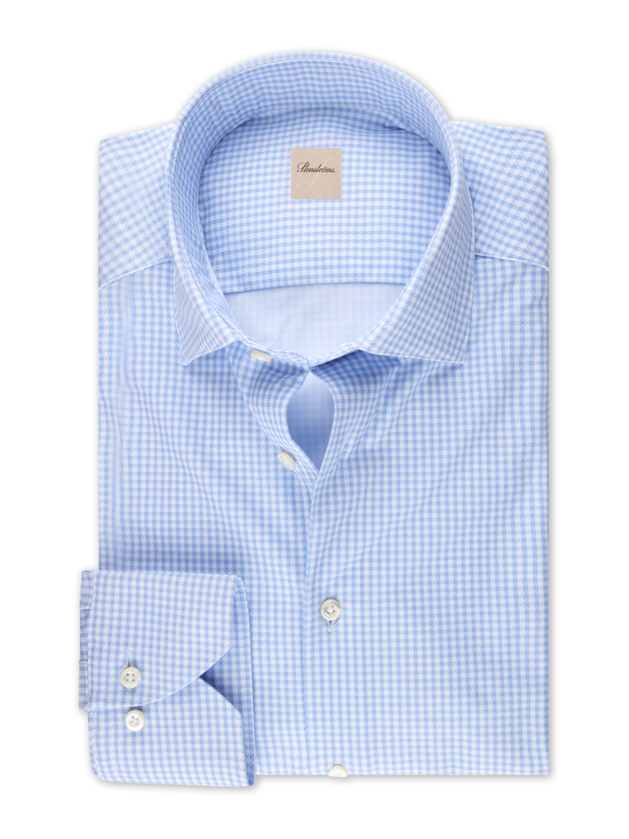 Blue Checked Active Stretch Shirt