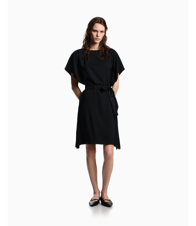 EMPORIO ARMANI Satin Crêpe Sash Dress