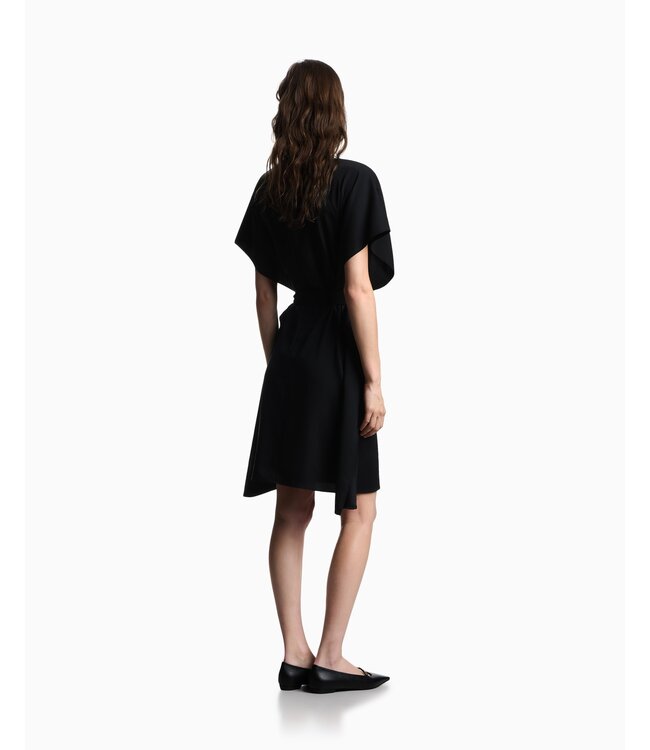 EMPORIO ARMANI Satin Crêpe Sash Dress