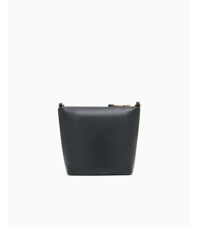 EMPORIO ARMANI Leather Small Hobo Bag with Chain