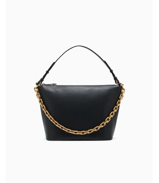 EMPORIO ARMANI Sac Hobo moyen en Cuir avec Chaîne