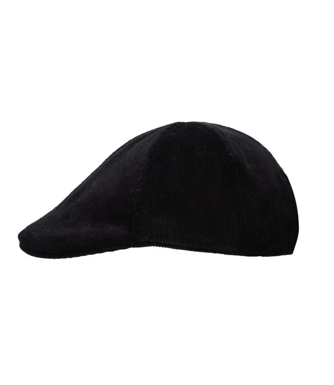 LXH Black Corduroy Beret