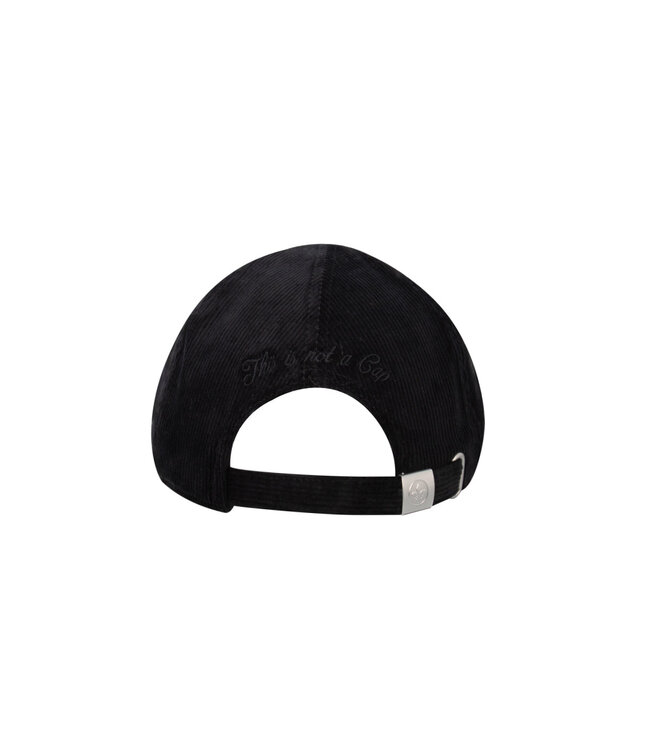 LXH Black Corduroy Beret