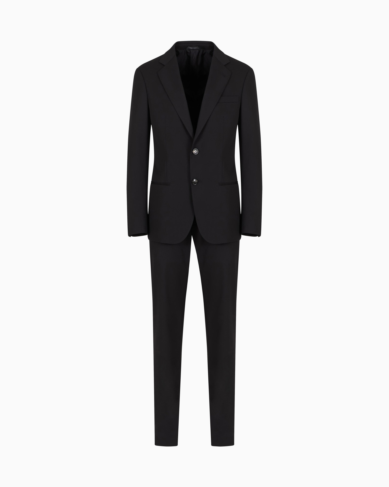 Soho Line Single-Breasted Suit in Wool Twill
