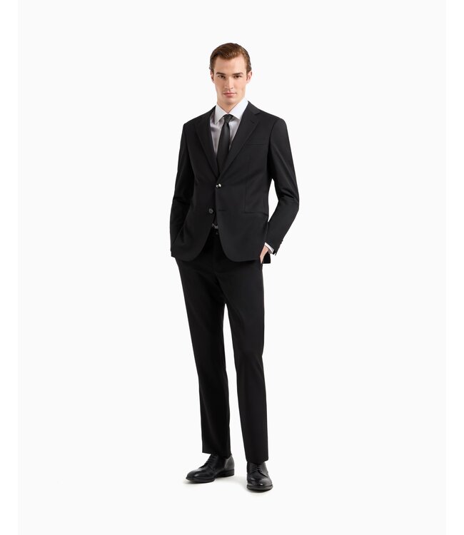 GIORGIO ARMANI Soho Line Single-Breasted Suit in Wool Twill
