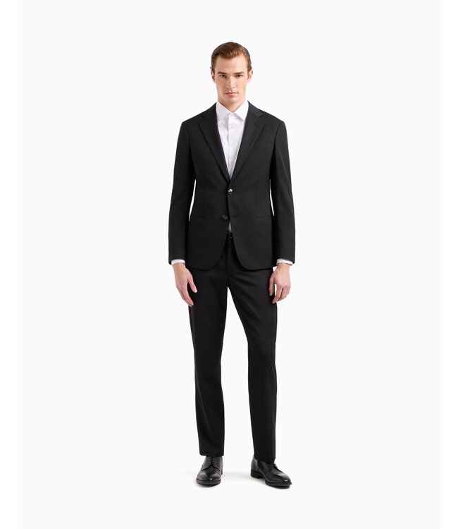 GIORGIO ARMANI Soho Line Single-Breasted Suit in Wool Twill