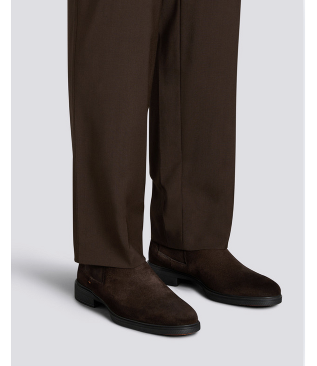 SANTONI Suede Chelsea boot