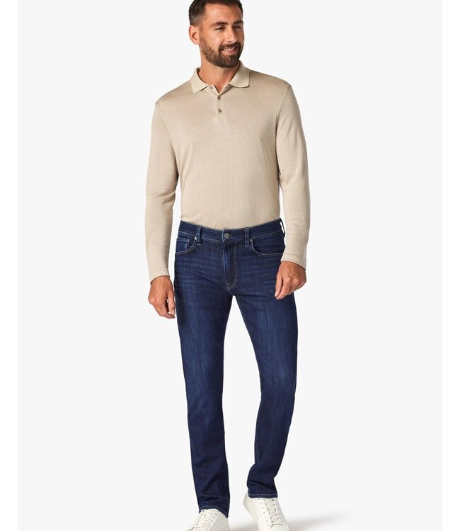 34 HERITAGE Cool Tapered Leg Jeans In Dark Brushed Refined