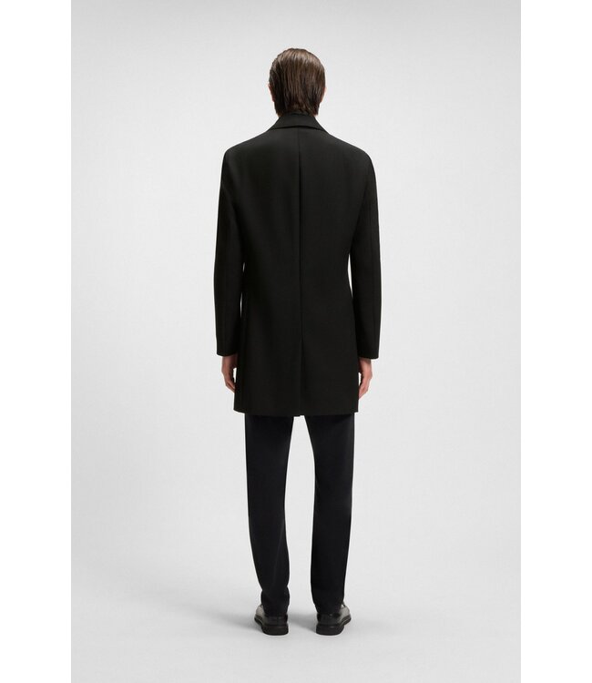 BOSS Manteau Slim en Laine Imperméable avec Intérieur Amovible