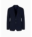 GIORGIO ARMANI Single‑Breasted Jacket in Stretch Wool Seersucker