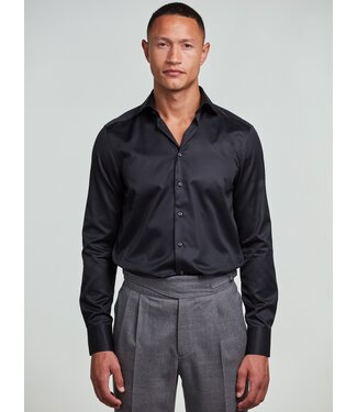 STENSTROMS Chemise en Twill Noir