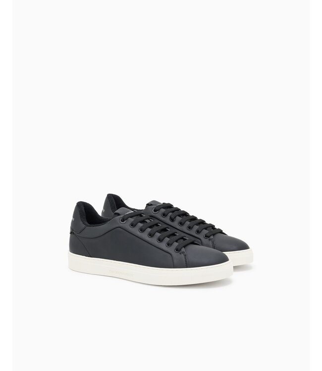 EMPORIO ARMANI Supple Leather  Sneakers