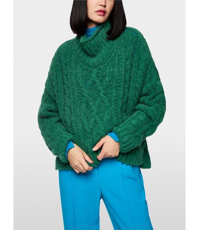 MARC CAIN Pull torsadé « Knitted in Germany »