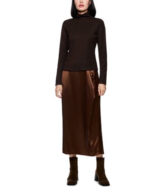 MARC CAIN Slim-fit lurex long-sleeved top