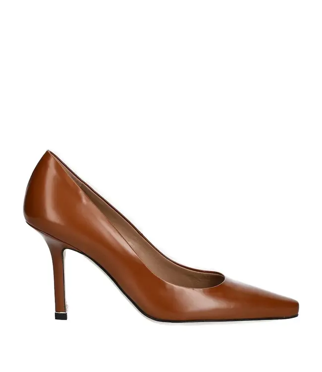 BOSS Pointed-toe pumps in polished leather