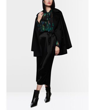 MARC CAIN Transparent viscose blouse