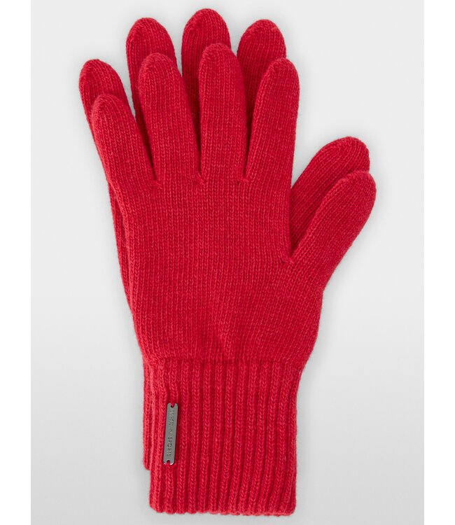 MARC CAIN  Fine knit gloves with cashmere