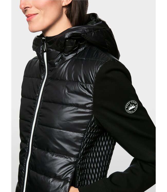 MARC CAIN Jacket with faux down and hood