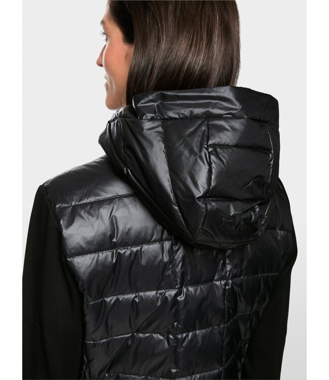 MARC CAIN Jacket with faux down and hood
