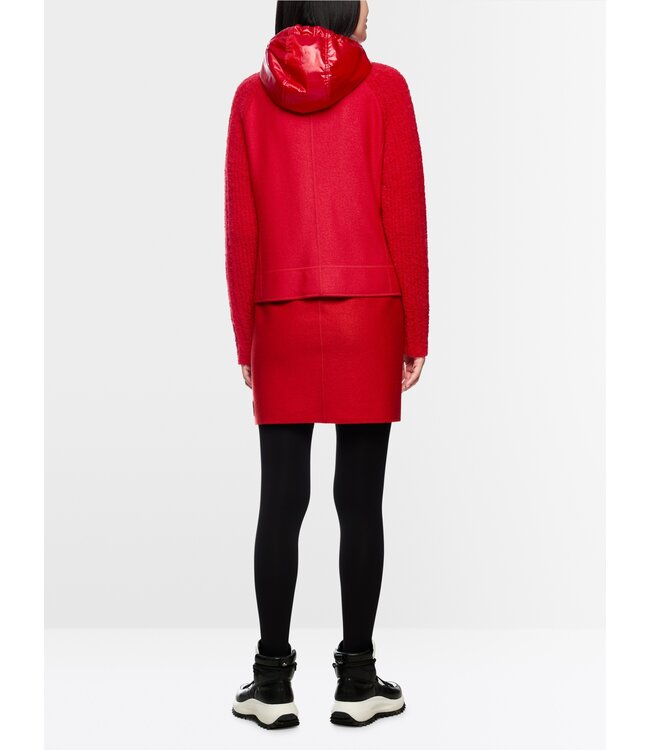 MARC CAIN Knitted in Germany cardigan with hood