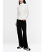 MARC CAIN Ribbed Shirt with Shiny Collar