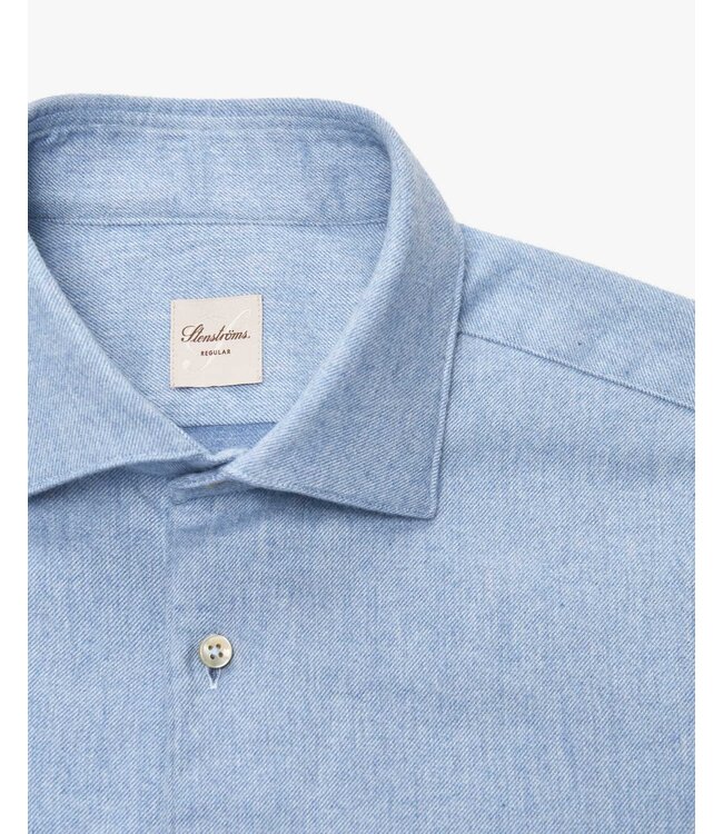 STENSTROMS Blue Flannel Shirt