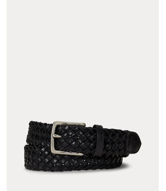 POLO RALPH LAUREN Ceinture Tressée en Cuir et Cordon