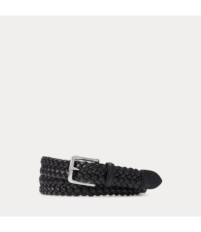 POLO RALPH LAUREN Braided Vachetta Leather Belt