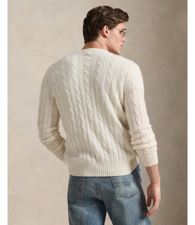 POLO RALPH LAUREN Le Pull Iconique en Cachemire à Torsades