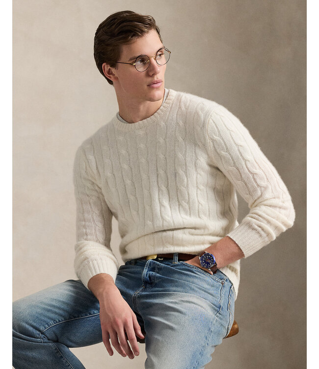 POLO RALPH LAUREN The Iconic Cable-Knit Cashmere Sweater