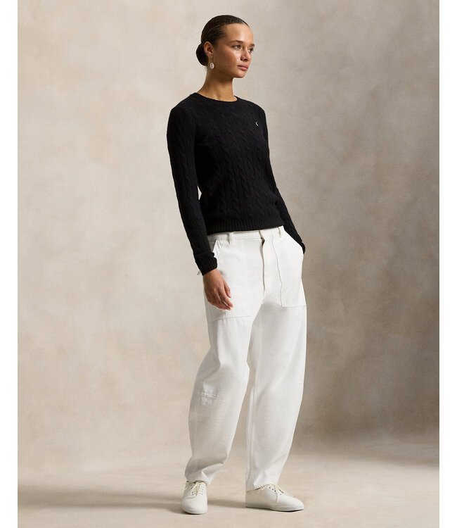 POLO RALPH LAUREN Pull à Torsades en Laine et Cachemire