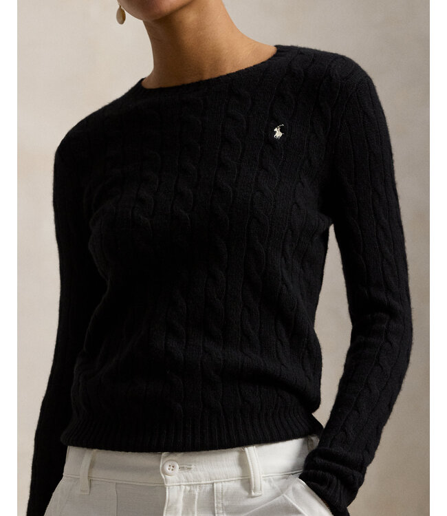 POLO RALPH LAUREN Cable-Knit Wool-Cashmere Sweater