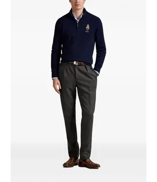 POLO RALPH LAUREN Pull à quart de zip en laine Polo Bear